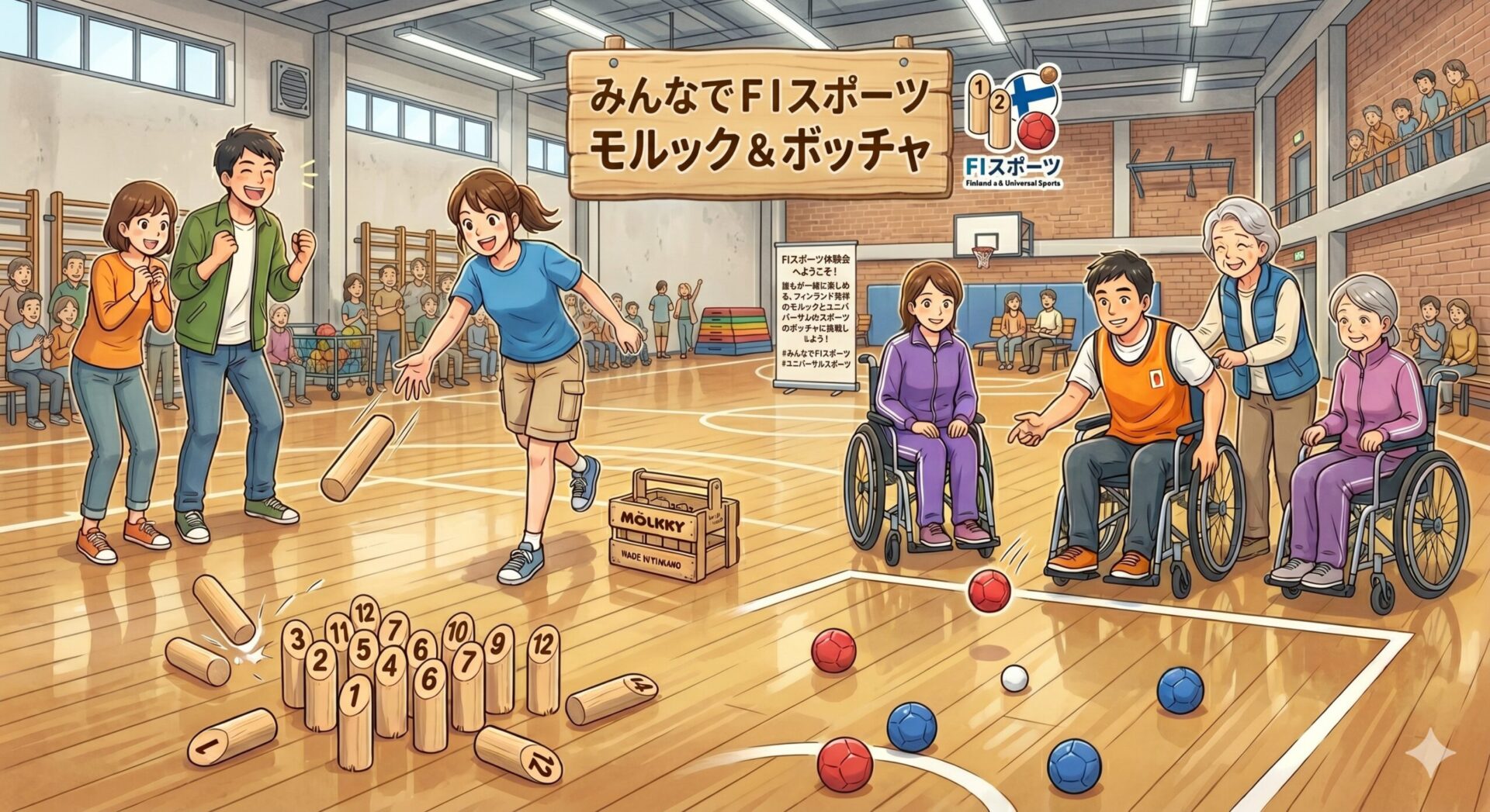 みんなで楽しむ!FIスポーツ大会